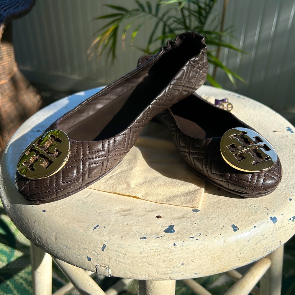 Tory Burch Minnie Travel Ballet Flats